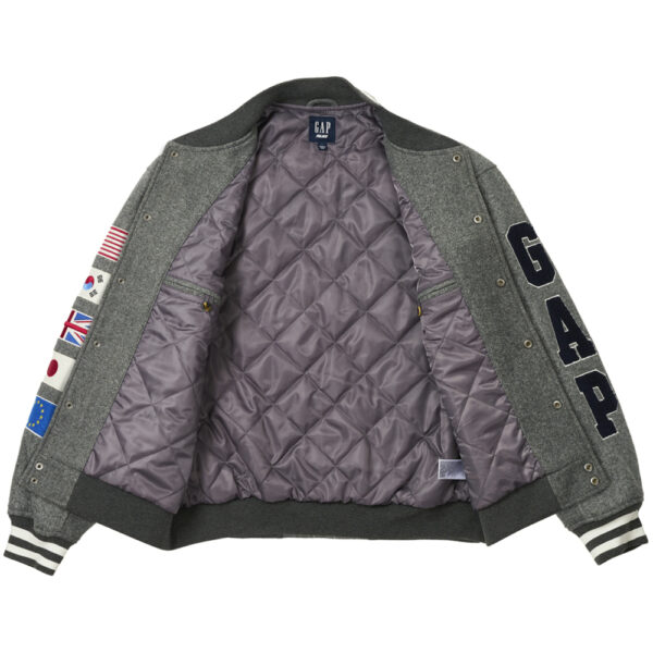 palace-x-gap-2024-grey-wool-varsity-jacket