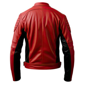 mens-red-leather-biker-jacket